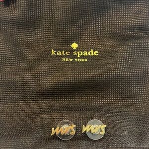 Kate spade “MRS” earrings